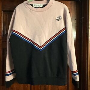 Crewneck Sweater - Black and Pink